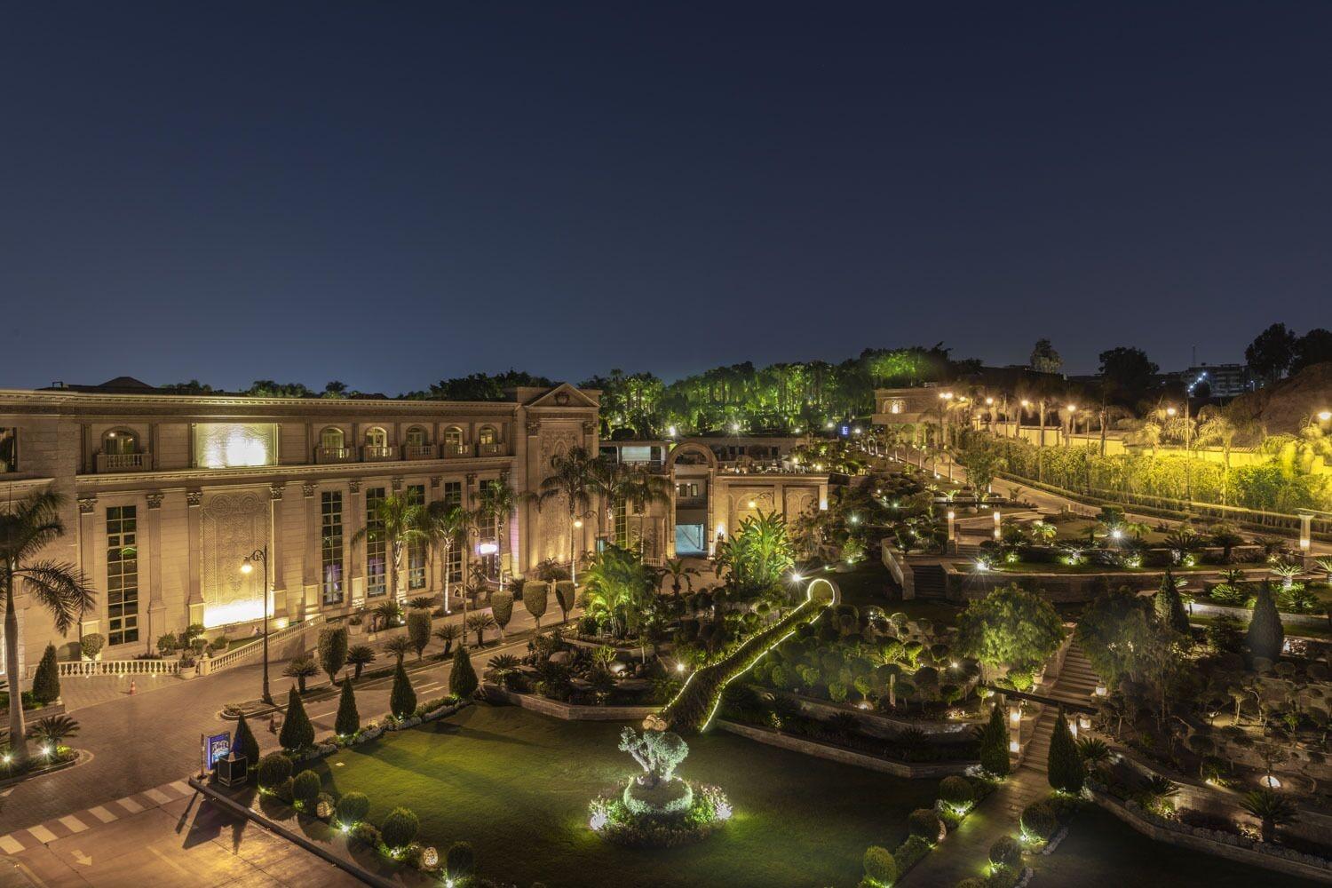 Al Masa Hotel Nasr City Cairo Ngoại thất bức ảnh The resort at night